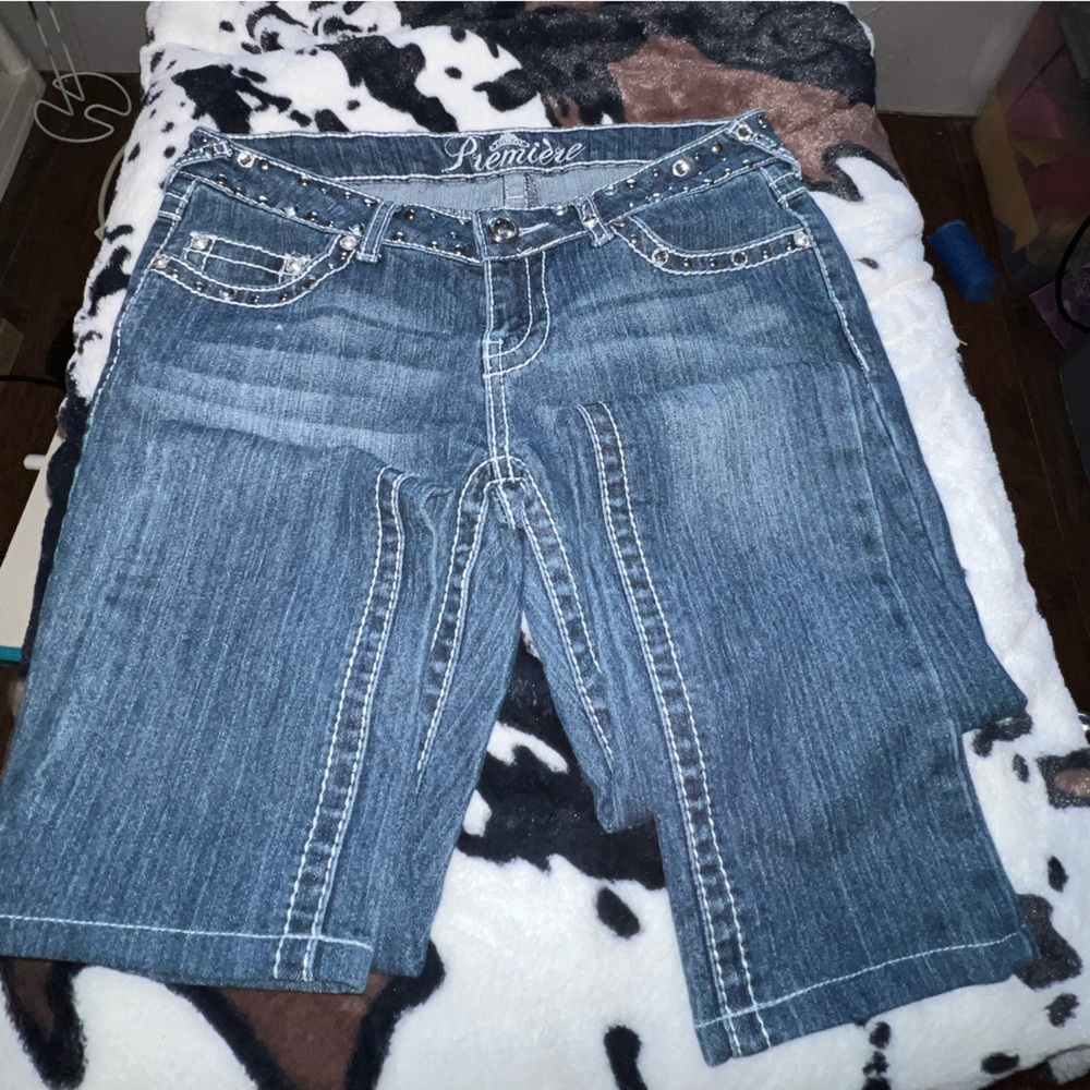 Premier Rule 21 Rhinestone Jeans - Picture 4 of 7
